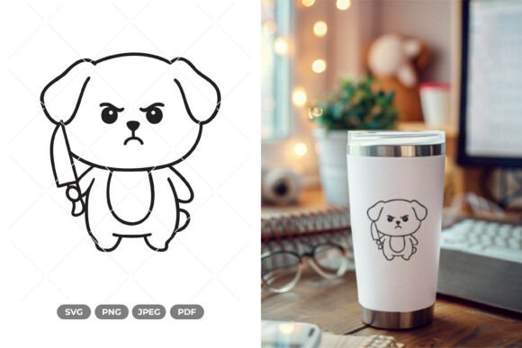 Angry Dog SVG Clipart Review