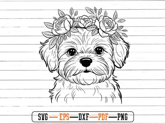 Bichon Frise SVG, Dog Clipart