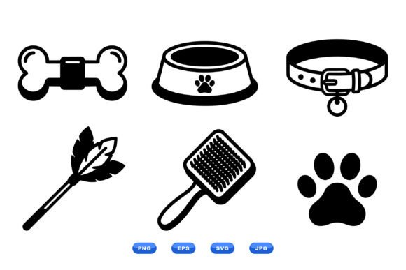Cute Dog Toy SVG Icons