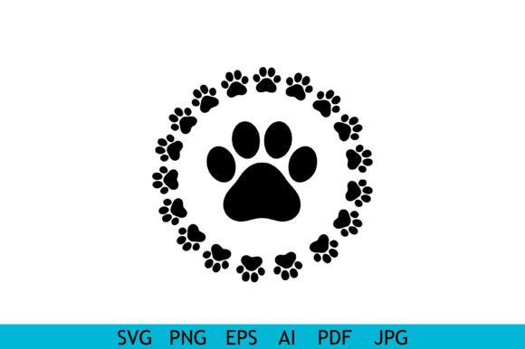 Dog Paw Circle SVG Design Review