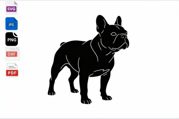 French Bulldog Silhouette SVG Dog