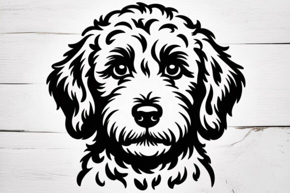 Goldendoodle SVG, Dog Silhouettes, Dogs