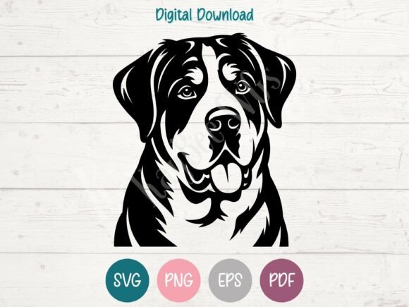 Great Swiss Mountain Dog SVG PNG EPS