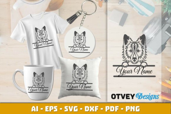 Head Dog Animal SVG Design
