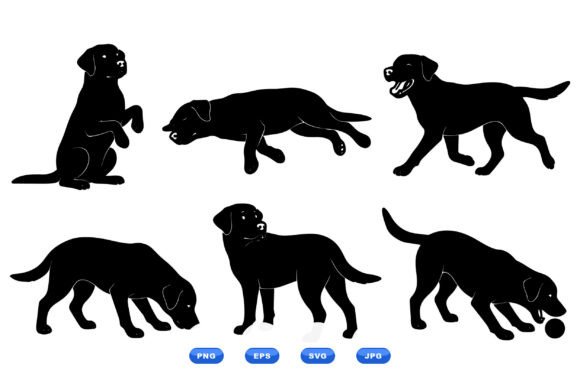 Labrador Dog Silhouette SVG Review