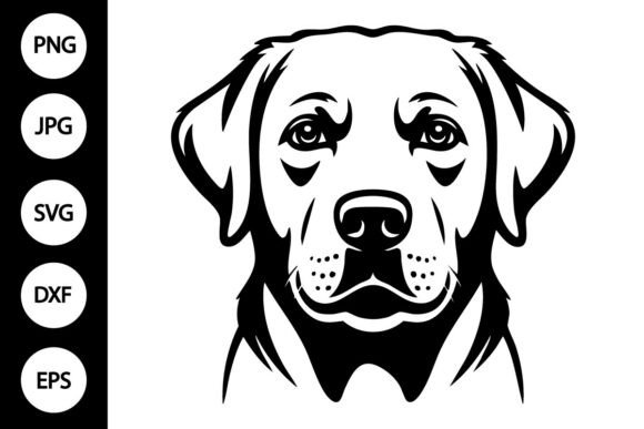 Labrador Retriever Dog Face SVG Review