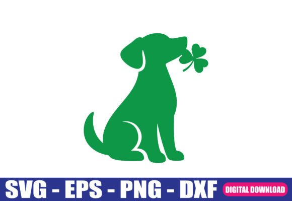 Lucky Shamrock Dog SVG Review