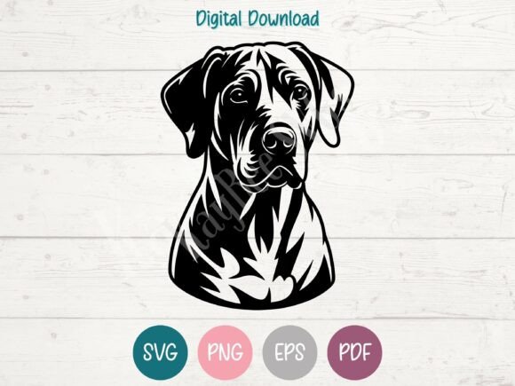 Rhodesian Ridgeback Dog SVG PNG EPS PDF