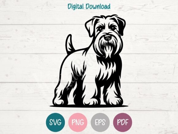 Soft-Coated Wheaten Terrier Dog SVG PNG